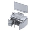 Ver imagem 4 de Conjunto para Banheiro Gabinete com Cuba e Espelheira 80cm Diamante