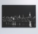 Ver imagem 6 de Quadro Rio Hudson Preto e Branco - 120x80 Cm - Tecido Canvas