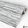 Papel de Parede Autoadesivo Pedra 34 - 2,00M - 3