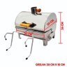 Churrasqueira para Barco Inox a Bafo com Suporte Bafinho 30x20 - 4