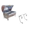 Churrasqueira para Barco Inox a Bafo com Suporte Bafinho 30x20 - 3