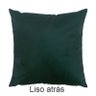 Kit 3 Capas para Almofada Drapeada Quadrada em Veludo Terracota, Verde Escuro e Bege - 10