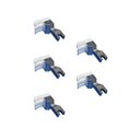 Ver imagem 5 de 05 Pé Calcador de Teflon Pesponto Compensado para Maquina Reta Industrial Lado Esquerdo 6mm Tcl-1/4e