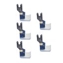 Ver imagem 2 de 05 Pé Calcador de Teflon Pesponto Compensado para Maquina Reta Industrial Lado Esquerdo 6mm Tcl-1/4e