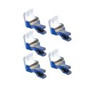 Ver imagem 4 de 05 Pé Calcador de Teflon Pesponto Compensado para Maquina Reta Industrial Lado Esquerdo 6mm Tcl-1/4e