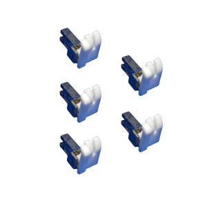 05 Pé Calcador de Teflon Pesponto Compensado para Maquina Reta Industrial Lado Esquerdo 6mm Tcl-1/4e