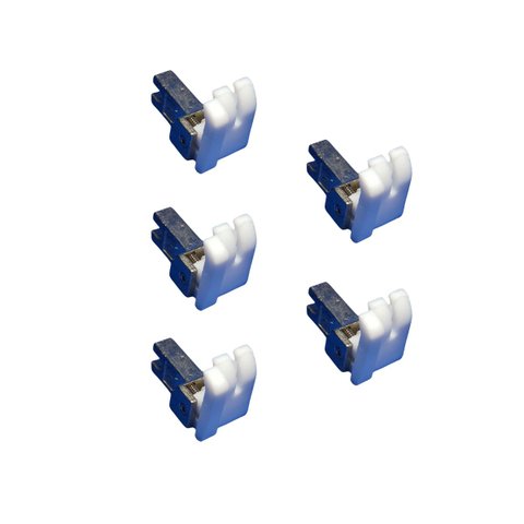 05 Pé Calcador de Teflon Pesponto Compensado para Maquina Reta Industrial Lado Esquerdo 6mm Tcl-1/4e