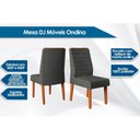 Ver imagem 2 de Kit 2 Cadeiras Sala Jantar Ondina 2 Un Demolição/suede Kraft - Dj Móveis