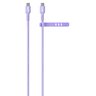 Cabo Usb-c Usb Tipo C Rápido Reforçado Premium Silicone 60w 1,5 M Violeta Laut - 2