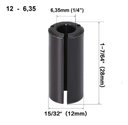 Ver imagem 2 de Bucha Adaptador para Tupia Pinça de 12mm P/ 6,35mm Cncfresas Bucha Adaptadora