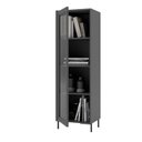 Ver imagem 4 de Estante Cristaleira Alta 1 Porta de Vidro 3 Prateleiras