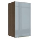 Ver imagem 1 de Armário Aéreo Madesa Lux 35 cm 1 Porta Rustic/Cinza