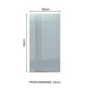 Ver imagem 3 de Armário Aéreo Madesa Lux 35 cm 1 Porta Rustic/Cinza