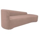 Ver imagem 4 de Recamier Curvo Orgânico 180cm 3 Lugares Lado Direito para Sala de Estar em Linho Paris