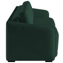Ver imagem 6 de Sofá Cama Casal para Sala 176cm Polska K04 Veludo Verde - Mpozenato