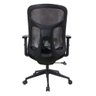 Cadeira Escritório Nr-17 Everest Diretor C/ Braços Fratini Encosto Tela Mesh Preta Base Rodízio - 4