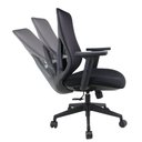 Ver imagem 5 de Cadeira Escritório Nr-17 Everest Diretor C/ Braços Fratini Encosto Tela Mesh Preta Base Rodízio