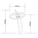 Ver imagem 3 de Torneira Cascata Alta Glass Prizi