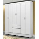 Ver imagem 1 de Guarda Roupa Flash 6 Portas e 02 Gavetas Branco/rosa Flex