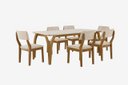 Ver imagem 2 de Sala de Jantar Completa com 6 Cadeiras Mave -domus Móveis