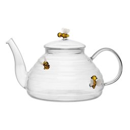 Chaleira de Vidro com Infusor para Ervas Lovely Bee 650ml Lyor - 3