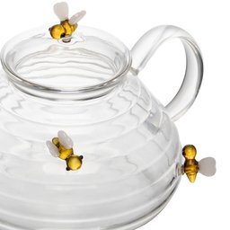 Chaleira de Vidro com Infusor para Ervas Lovely Bee 650ml Lyor - 2