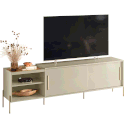 Ver imagem 6 de Painel para TV de até 75 Polegadas com Rack Orlando Cumaru/Opala
