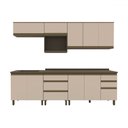 Ver imagem 2 de Cozinha Completa Connect 10 Portas 5 Gavetas 100% Mdf Ce802 Duna/cristal - Henn
