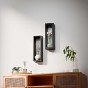 Ver imagem 2 de Kit Nicho Decorativo Stella Preto para Sala Hall 40 X 10cm