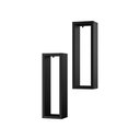 Ver imagem 4 de Kit Nicho Decorativo Stella Preto para Sala Hall 40 X 10cm