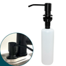 Dispenser dosador detergente preto fosco Inox 304 embutir 500ml Cozinha porta sabao sabonete líquido - 1