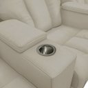 Ver imagem 5 de Conjunto de Poltronas Sala de Cinema Reclináveis 2 e 3 Lugares Pequim Pu Bege G23 - Gran Belo