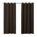 Ver imagem 1 de Cortina Basic Blackout 2,20 x 1,30 m para Varão Simples 1: Tabaco