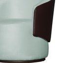 Ver imagem 5 de Kit 2 Poltronas Organica Beatriz Veludo Acqua C/ Composê Corano Marrom - Lm Decor