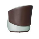 Ver imagem 6 de Kit 2 Poltronas Organica Beatriz Veludo Acqua C/ Composê Corano Marrom - Lm Decor