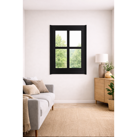 Vitro Capela Quadriculado Preto 120x60 Linha 25