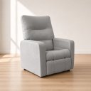 Ver imagem 4 de Poltrona do Papai Reclínavel Matrix Suede - Élpis Móveis - Cinza