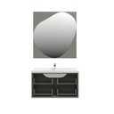 Ver imagem 5 de Conjunto para Banheiro Dream 80 Cimento/Noce