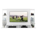 Ver imagem 1 de Painel com Suporte TV 60" e Espelho Nairóbi Multimóveis V3321 Branco
