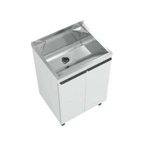 Kit Lavanderia 500 Cor Branco (tanque + Balcão) 61*50