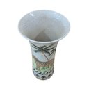 Ver imagem 5 de Vaso Decorativo Cerâmica Craquelada Pintado À Mão Zebra e Palmeiras 31,5cm Columbus Gold