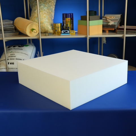 Espuma Assento D45 40x40x15cm 1 Unidade:branco