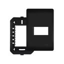 Ver imagem 1 de Placa com Suporte Fame Habitat Black 4x2 para Módulo Horizontal Preto