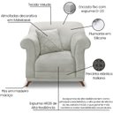 Ver imagem 3 de Poltrona Decorativa Retro Polo com Almofada Veludo 2223 Ezz