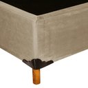 Ver imagem 4 de Base Box Queen com 12 Pés em Madeira Bege