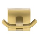 Ver imagem 2 de Cabide Duplo Dourado Fosco Quadrado em Aço Inox