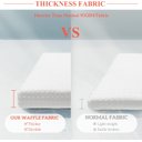 Ver imagem 2 de Barossa Design Cortina de Chuveiro Branca de Trama 183 X 183