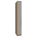 Ver imagem 1 de Guarda Roupa Modulado 01 Porta 32cm com Prateleira Setiba Móveis Rimo - Carvalho/Fendi