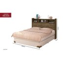 Ver imagem 4 de Cabeceira Casal 140cm Melissa Marrom