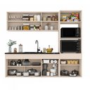 Ver imagem 5 de Cozinha Modulada Compacta Suspensa 211,5cm Milano Multimóveis MP2410 - Vanilla